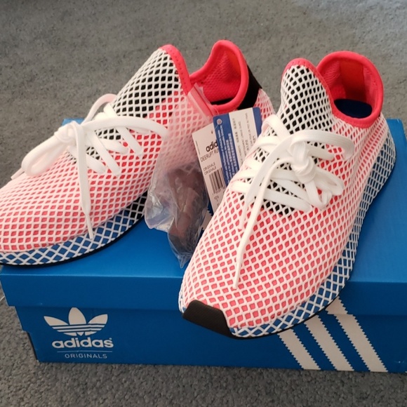 adidas deerupt runner red and blue